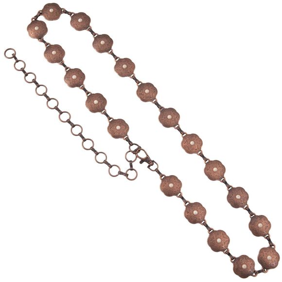 Rustic Couture's Western Vintage Country Metal Bohemia Concho Waist Chain💖 - Picture 1 of 5